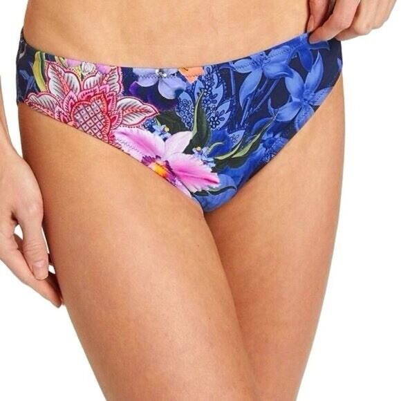 NWT - Johnny Was "Neon Jungle" Printed Hipster Bikini Bottom XL - Picture 1 of 4